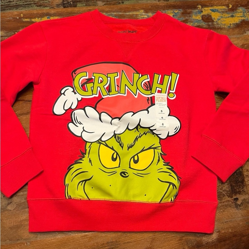NWT grinch Youth Sweatshirt-Unisex